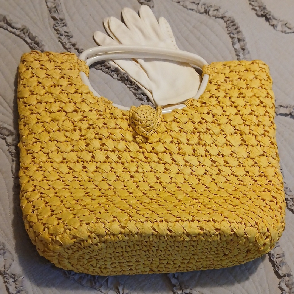 "It's InThe Bag,"Ritter Handbag, Perfect Inside-out#Vintage#Spring#Sunny#Yello